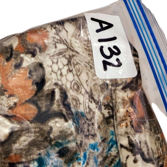 Chicos Womens Floral Button-Up Jacket Size 3 Multicolor Paisley Design Long Slee - Picture 9 of 9